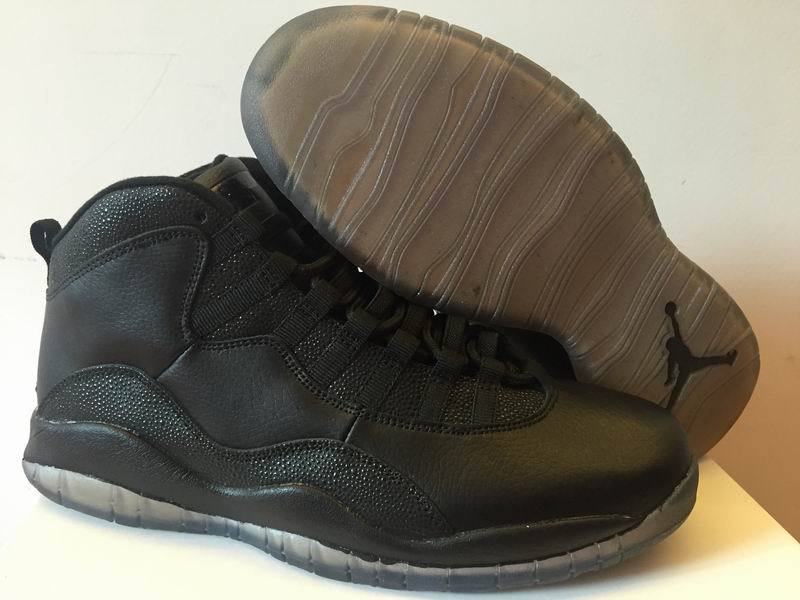 Air Jordan 10 OVO All Black Shoes - Click Image to Close